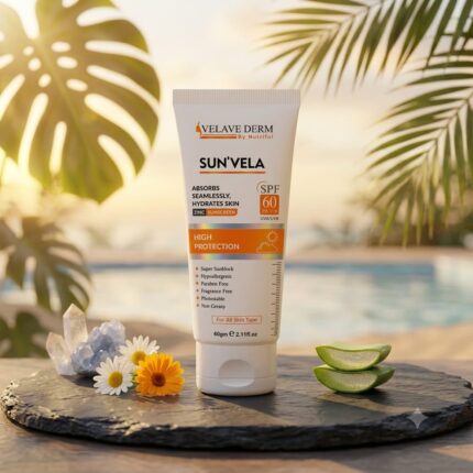 VELAVE DERM SUN'VELA SPF 60 PA++ Zinc Sunscreen for Daily