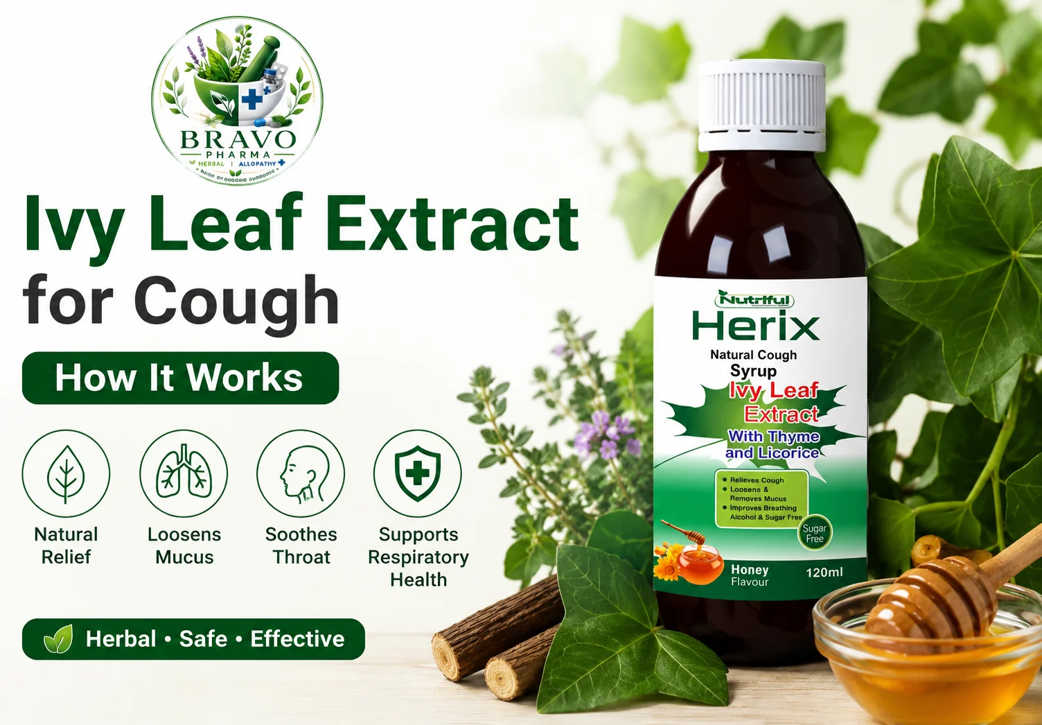 Ivy Leaf Extract for Cough