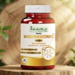 Nutriful Magnesium Glycinate 500mg with Zinc Glycinate, Vitamin D3 and Vitamin K2 - 60 Tablets